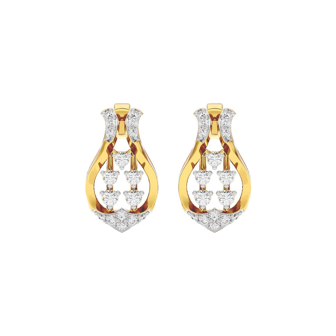 Starlight Cascade Lab Grown Diamond Earrings