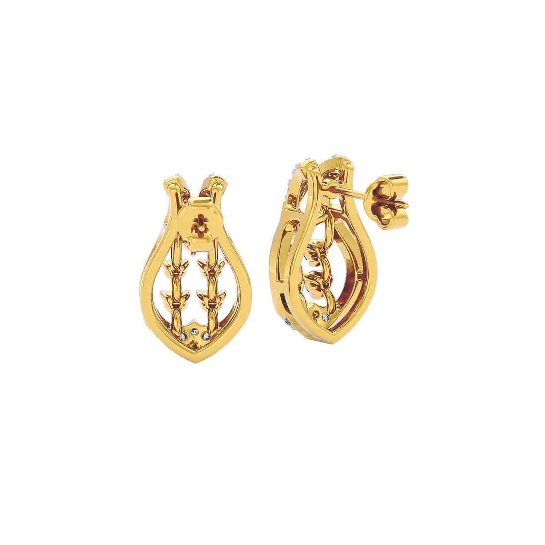 Starlight Cascade Lab Grown Diamond Earrings