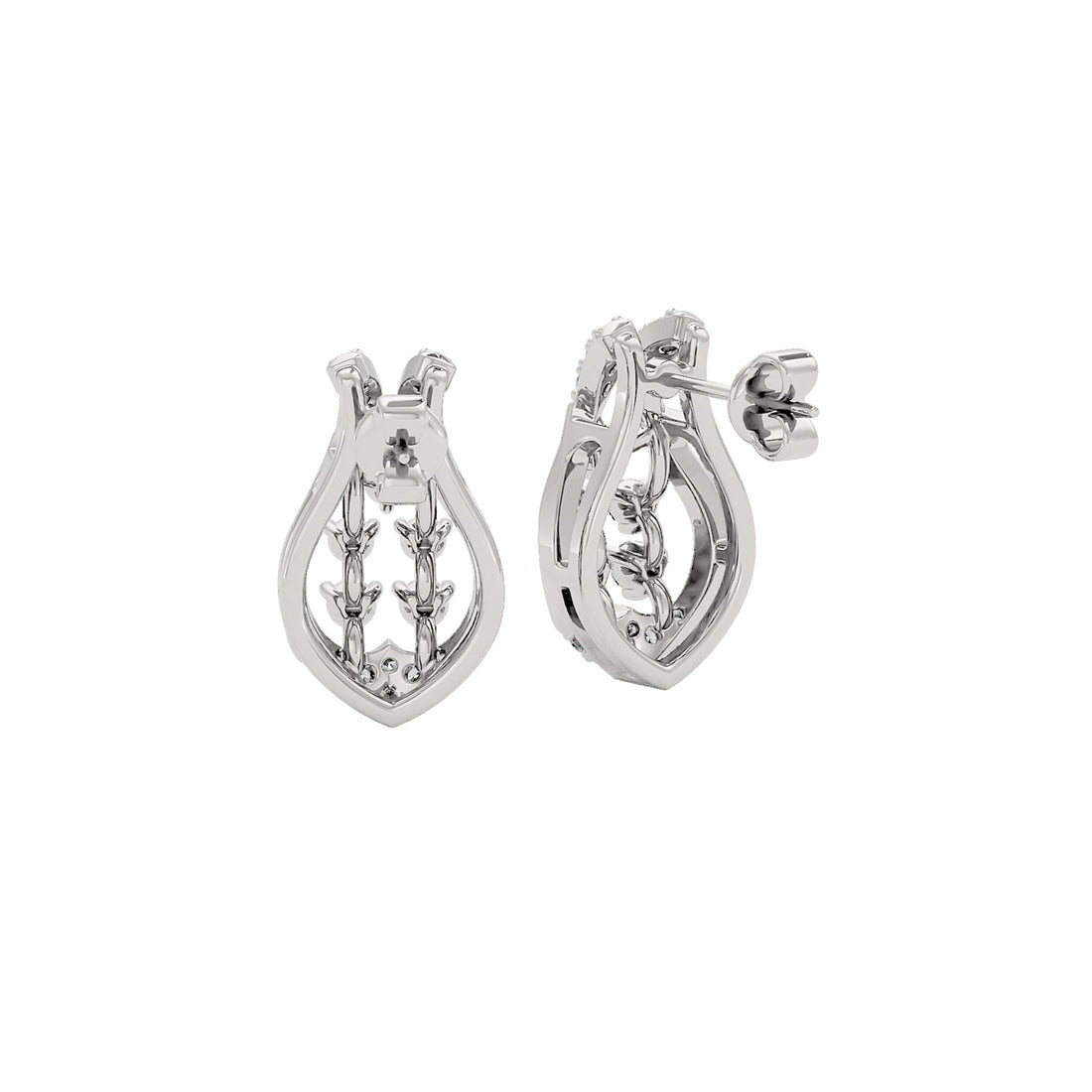 Starlight Cascade Lab Grown Diamond Earrings