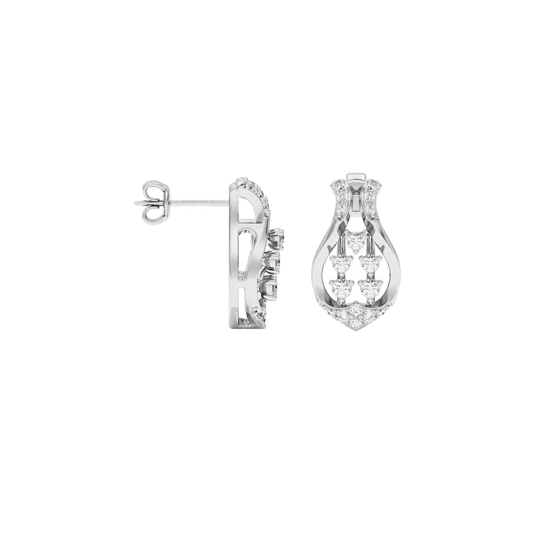 Starlight Cascade Lab Grown Diamond Earrings