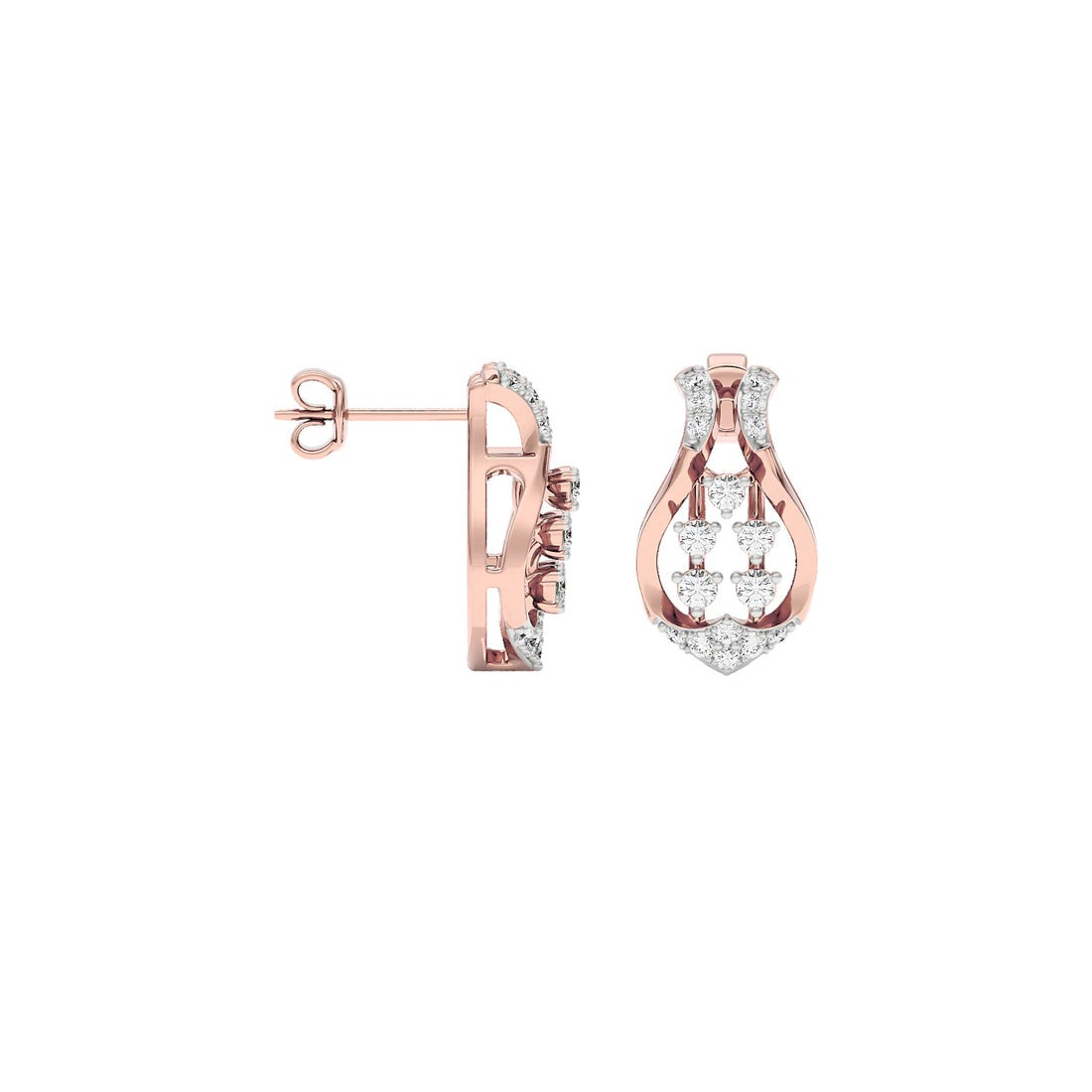 Starlight Cascade Lab Grown Diamond Earrings