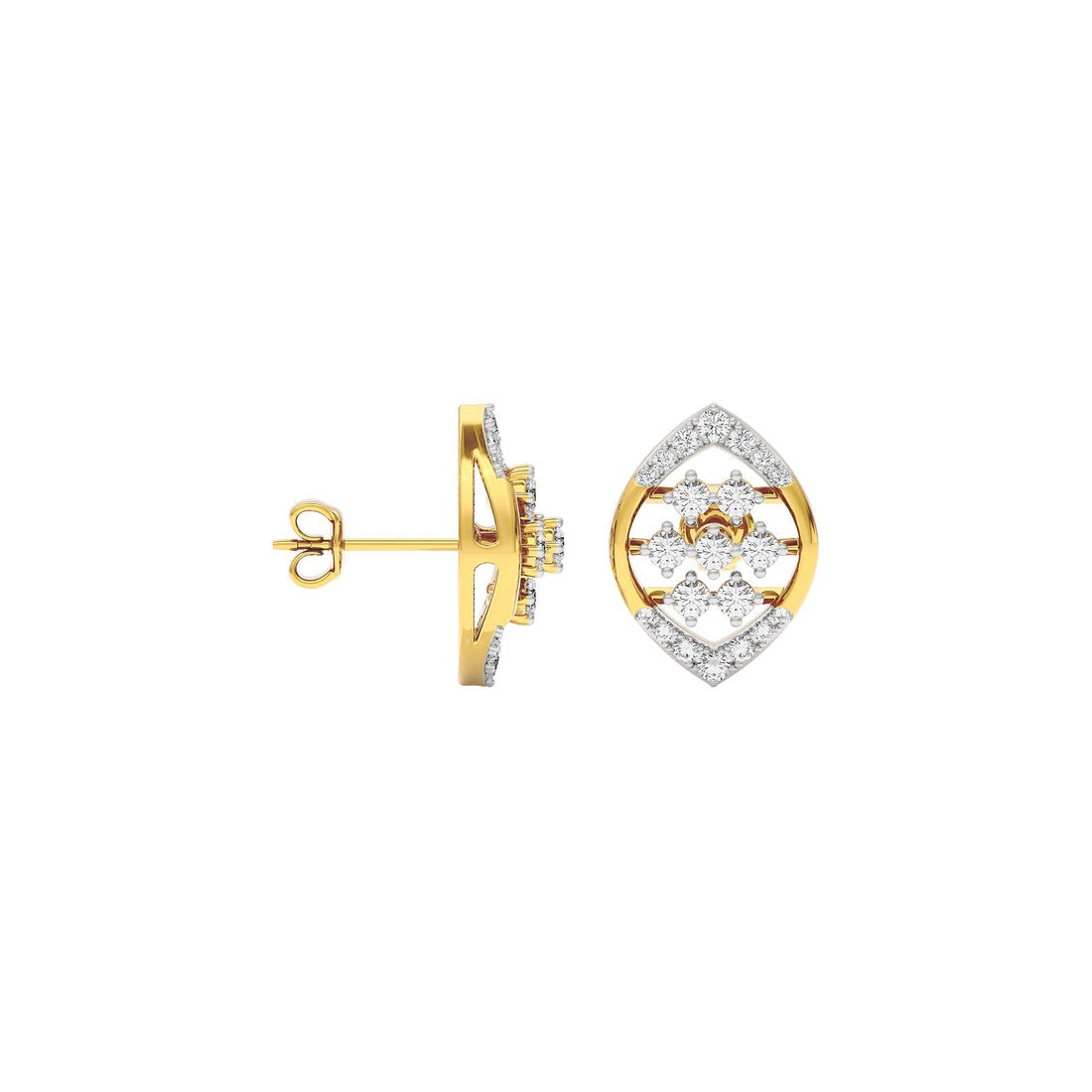Suez Diamonds Mirage Bloom Lab Grown Diamond Studs