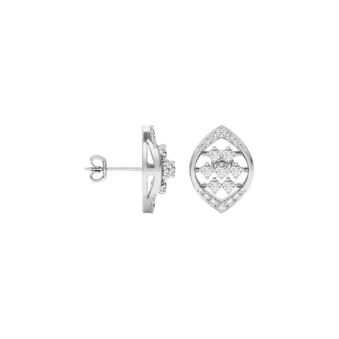 Suez Diamonds Mirage Bloom Lab Grown Diamond Studs