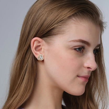 Convertible Lab Grown Diamond Halo Earrings