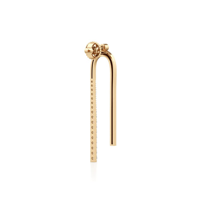 Modern Arc Lab Grown Diamond Dangle Earrings