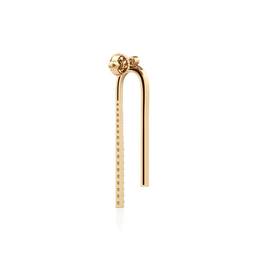 Modern Arc Lab Grown Diamond Dangle Earrings