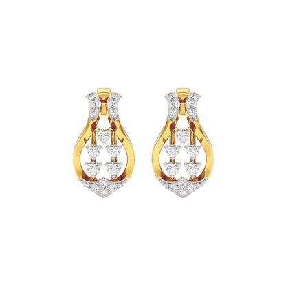 Starlight Cascade Lab Grown Diamond Earrings
