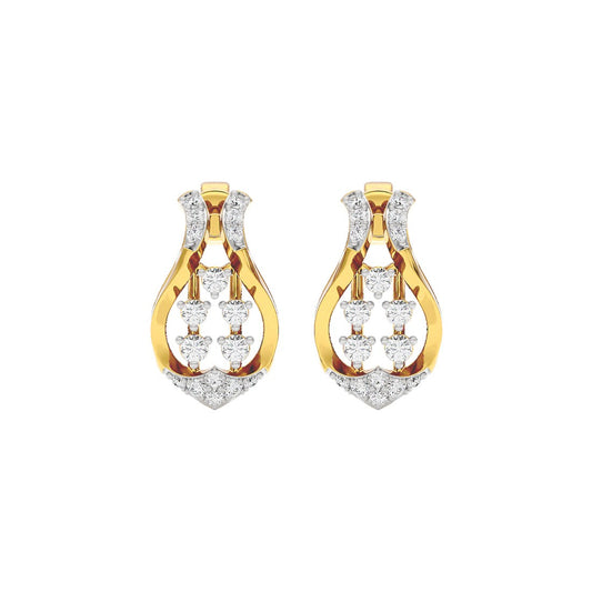 Starlight Cascade Lab Grown Diamond Earrings