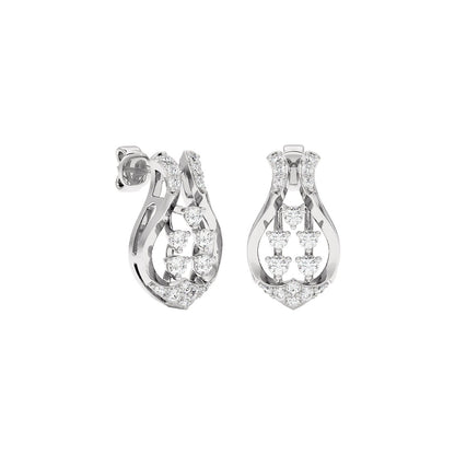 Starlight Cascade Lab Grown Diamond Earrings