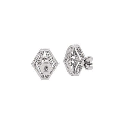 Geo Radiance Gold Lab Grown Diamond Studs